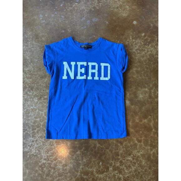 TopShop NERD graphic T Sz S/M petite - Picture 1 of 2